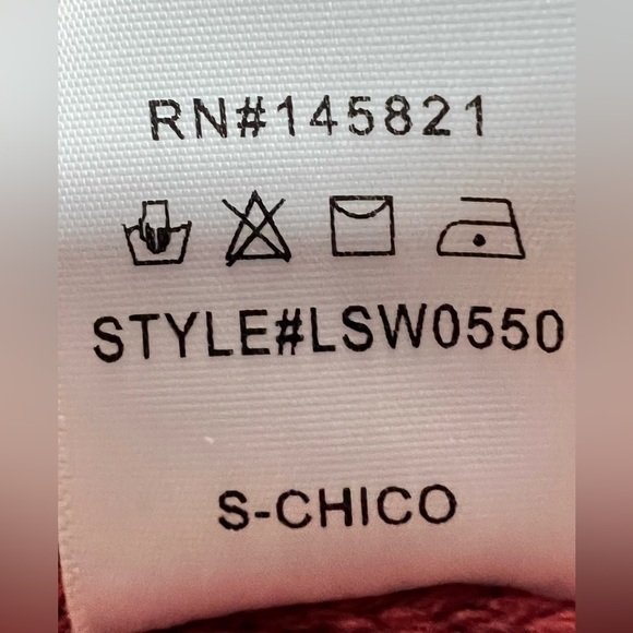 Chunky Knit Sweater Listicle Mauve Cropped Cowl Neck Acrylic size Small - Picture 11 of 11